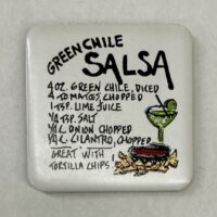 "Green Chile Salsa" Ceramic Magnet