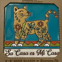 6x6 Decorative Tile--Su Casa Es Mi Casa Cat