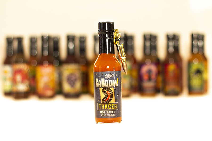 Caboom Tracer Hot Sauce With Bullet Key Chain 5oz The Chile Addict